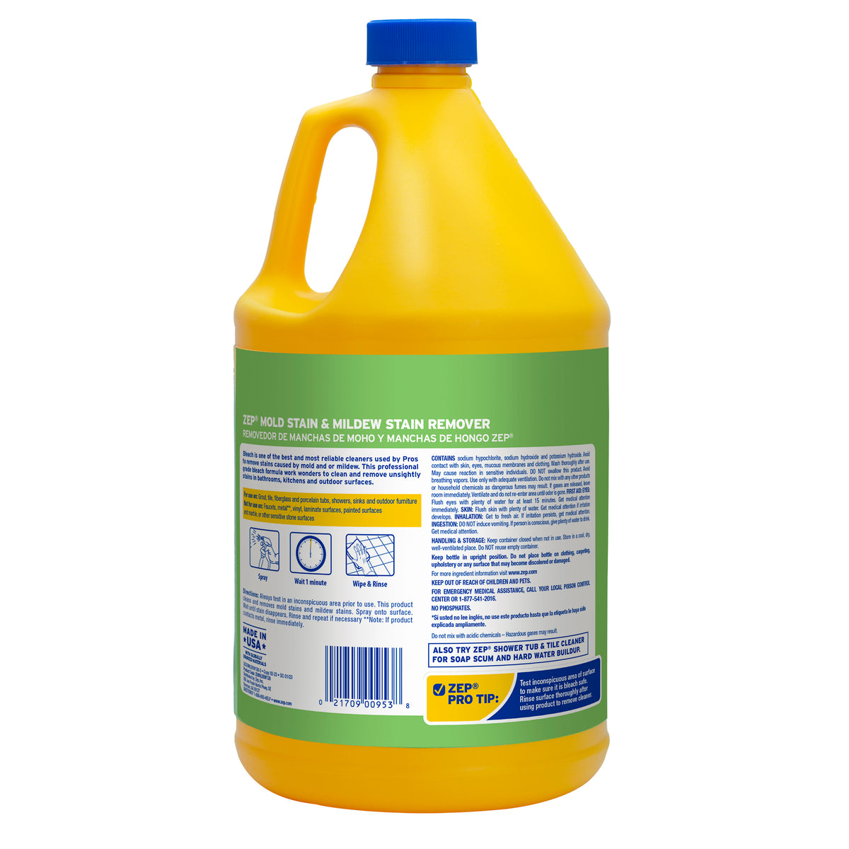 Zep Mold Stain & Mildew Stain Remover 1 Gal and Zep Air & Fabric Odor Eliminator 1 Gal