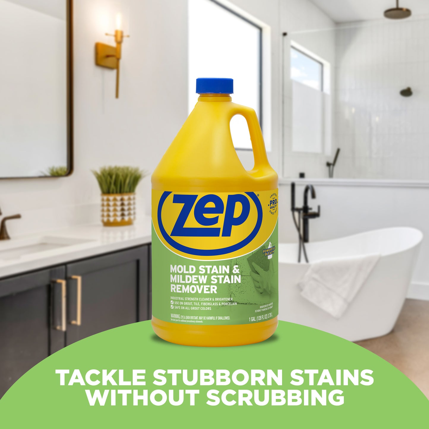 Zep Mold Stain and Mildew Stain Remover - 1 Gallon