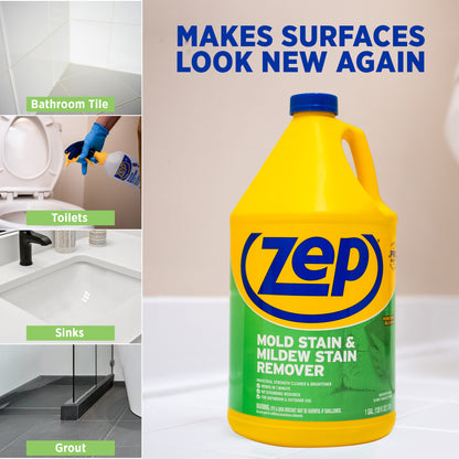 Zep Mold Stain and Mildew Stain Remover - 1 Gallon