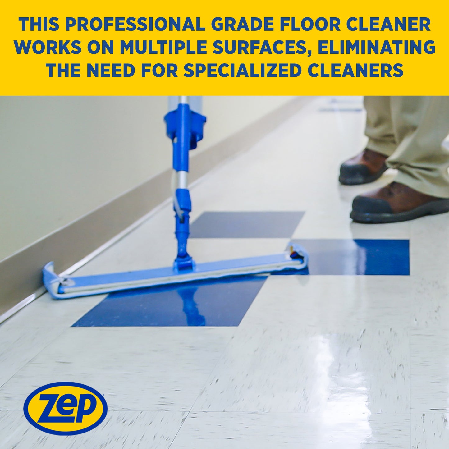 Zep Spray Mop Refill & Floor Cleaner – Streak-Free Shine for Hard Floors – 1 Gallon with Zep E-Z Fill Sprayer 2-Pack – Bundle