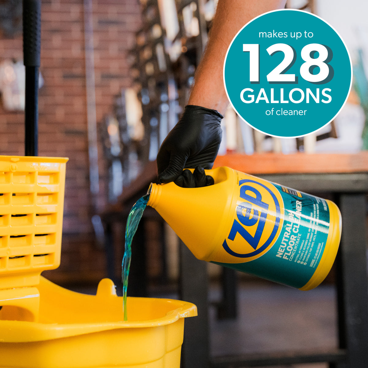 Zep Concentrated Neutral pH Floor Cleaner - 1 Gallon
