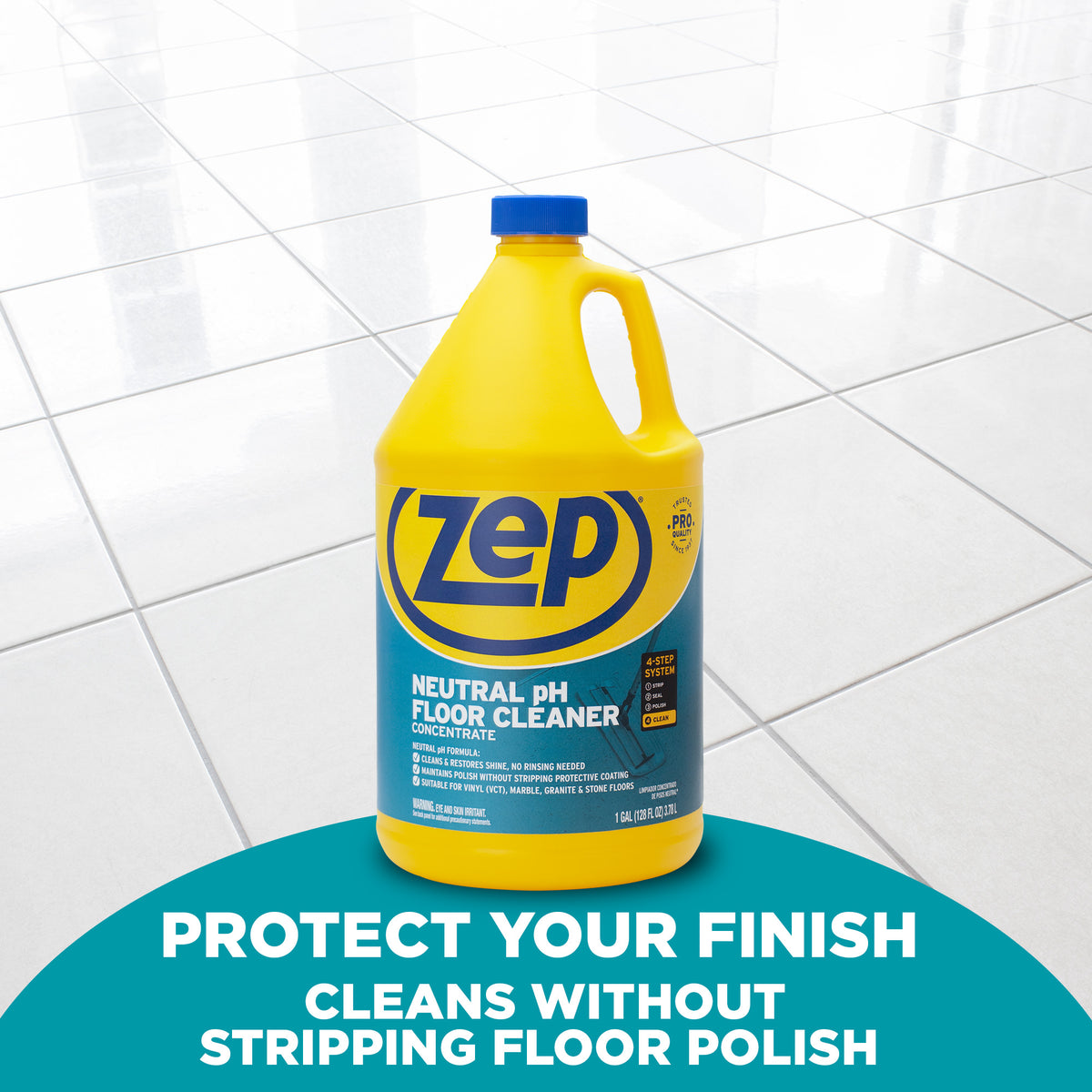 Zep Concentrated Neutral pH Floor Cleaner - 1 Gallon