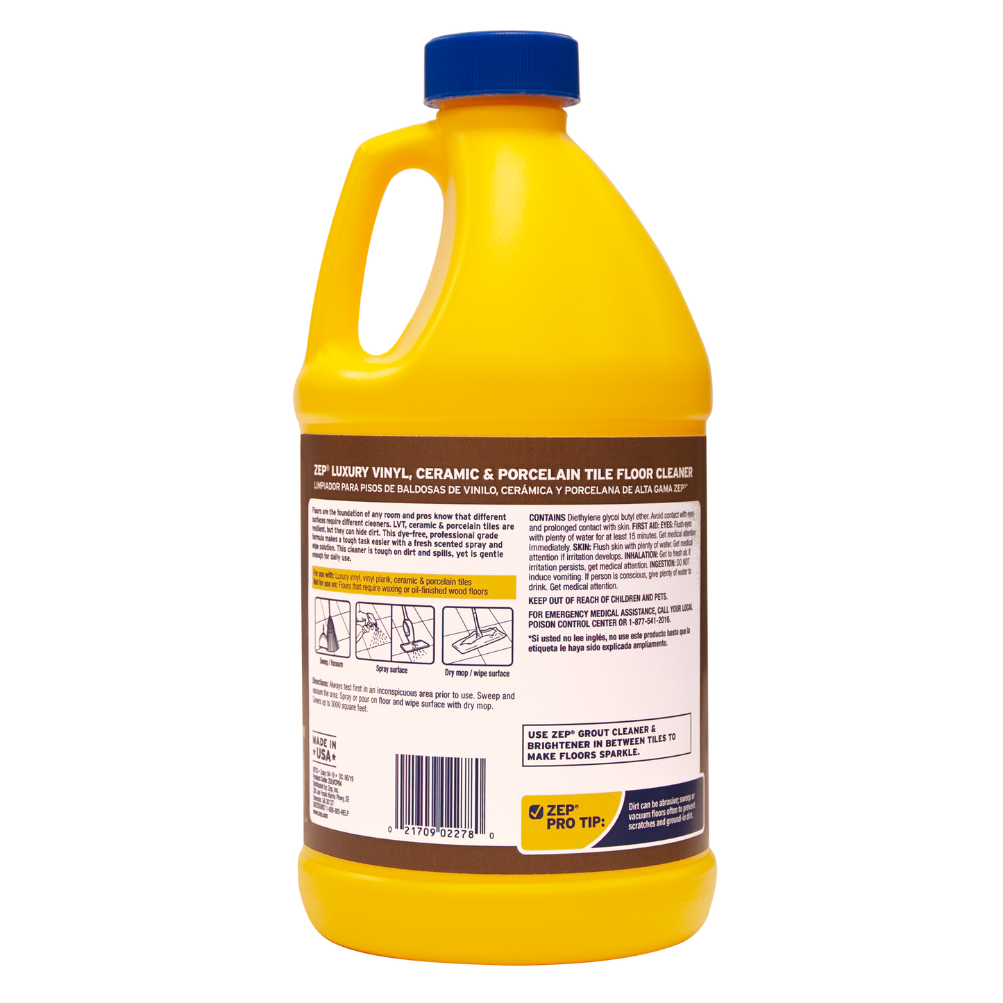 Luxury Vinyl, Ceramic and Porcelain Tile Floor Cleaner - 64 oz.