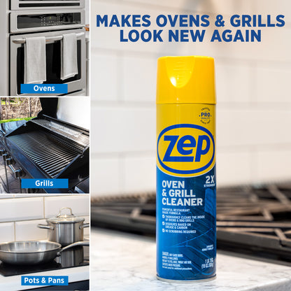 Zep Heavy-Duty Foaming Oven and Grill Cleaner - 19 oz