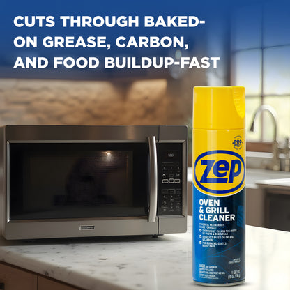 Zep Heavy-Duty Oven and Grill Cleaner 19 oz and Zep Foaming Wall Cleaner 18 oz