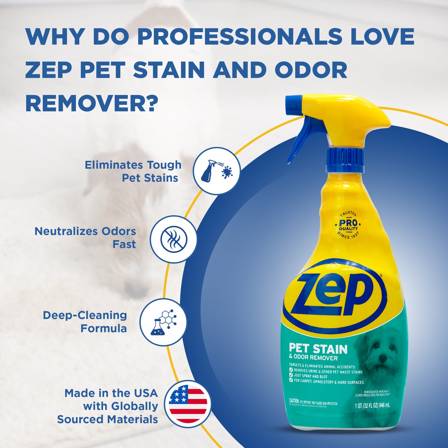 Pet Stain and Odor Remover - 32 oz.