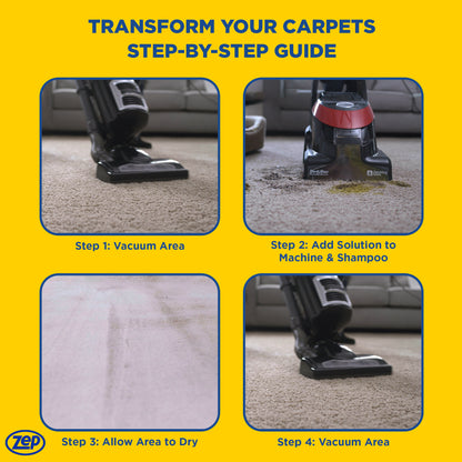 Zep Pet Carpet Shampoo Concentrate – Eliminates Pet Stains & Odors – 1 Gallon