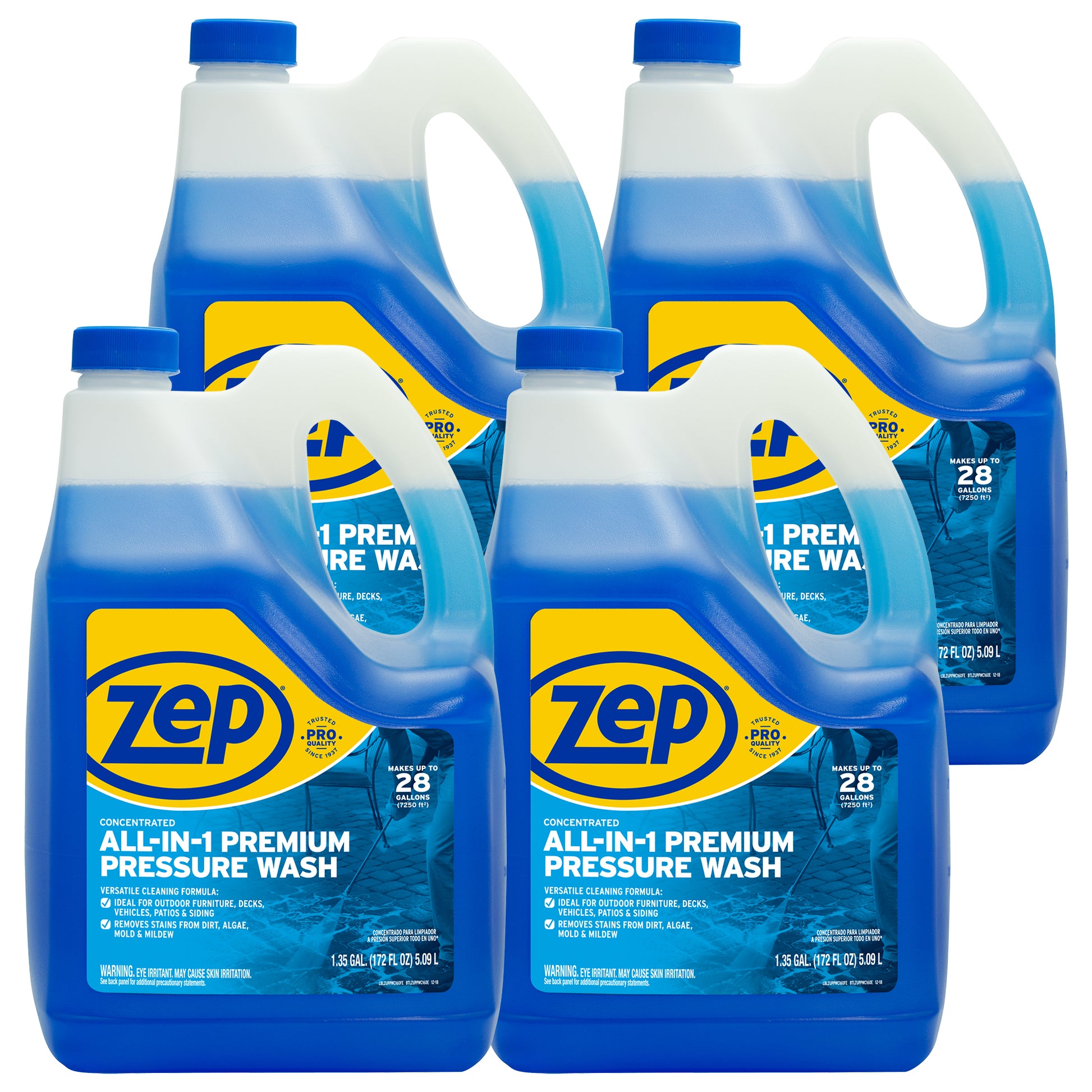 is zep house and siding cleaner safe for plants Zep ZUPPWC160 Pressure Washer Concentrate