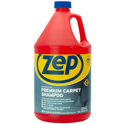 Zep Concentrated Premium Carpet Shampoo – Deep Clean Carpets & Remove Tough Stains – 1 Gallon with Zep E-Z Fill Sprayer 2-Pack – Bundle