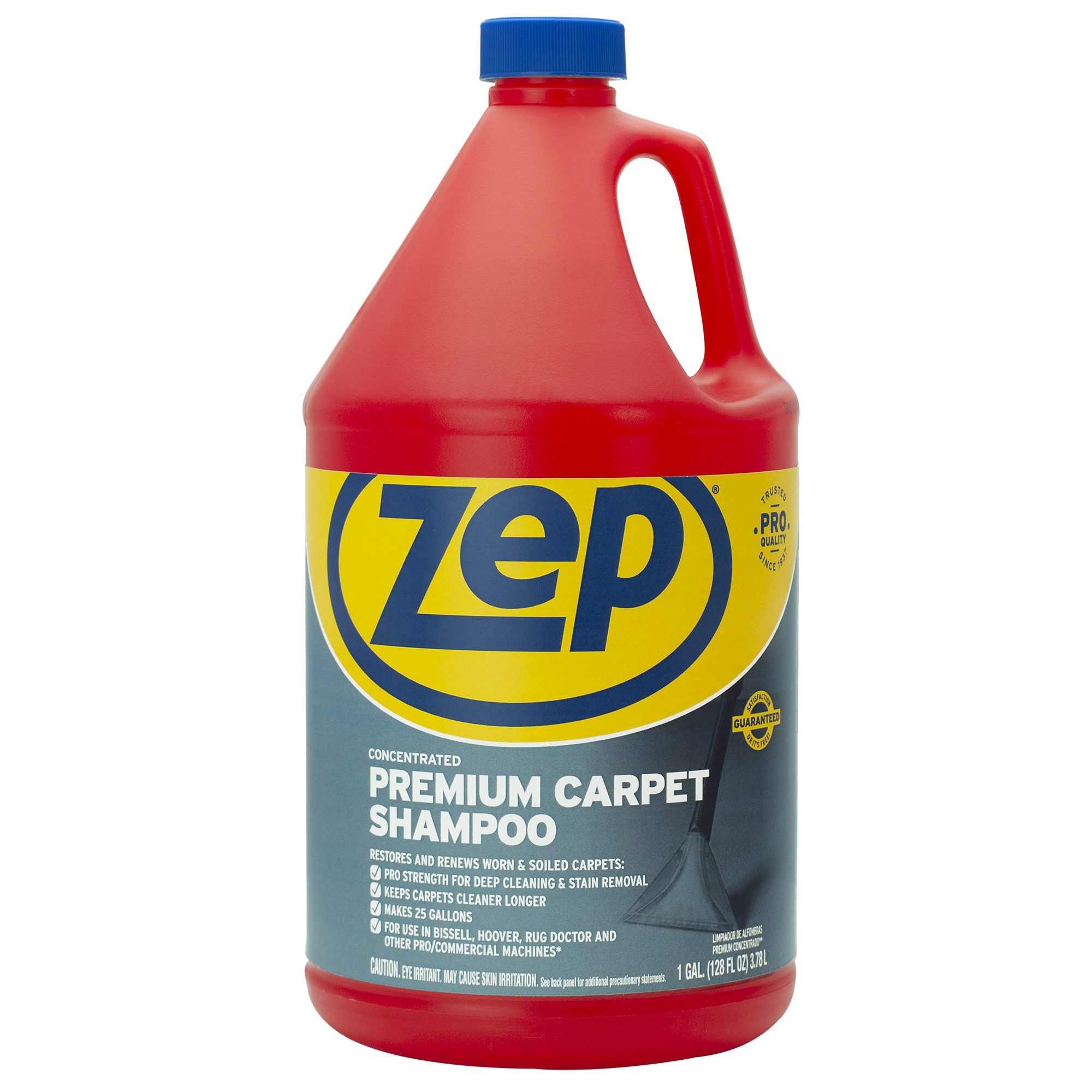 Zep Premium Carpet Shampoo Concentrate – Renews Soiled Carpets – 1 Gal ...