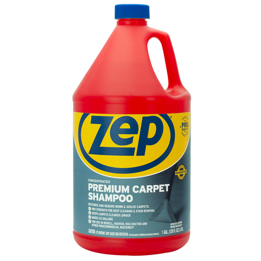 Zep Premium Carpet Shampoo Concentrate – Renews Soiled Carpets – 1 Gallon