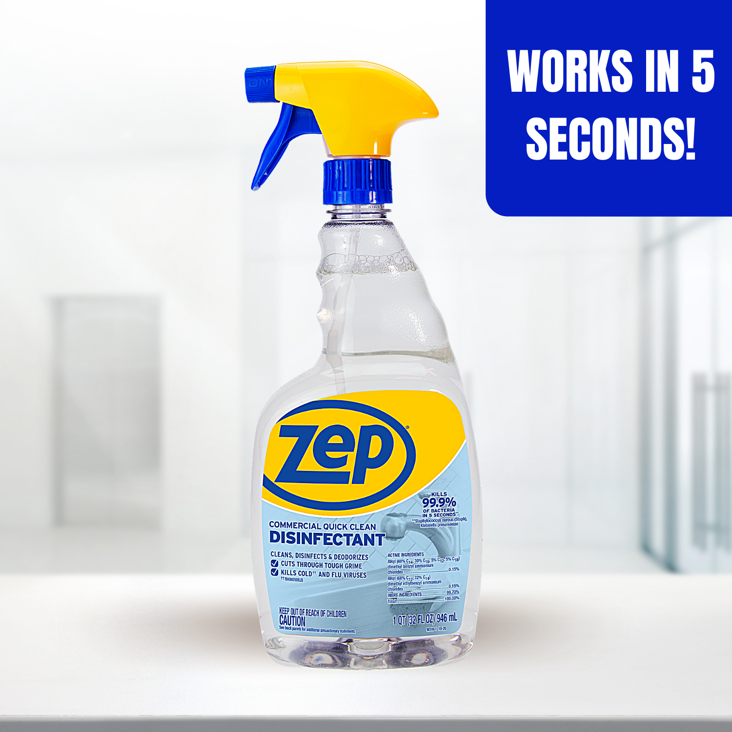 Quick Clean Disinfectant Cleaner - 32 oz. – Zep Inc.