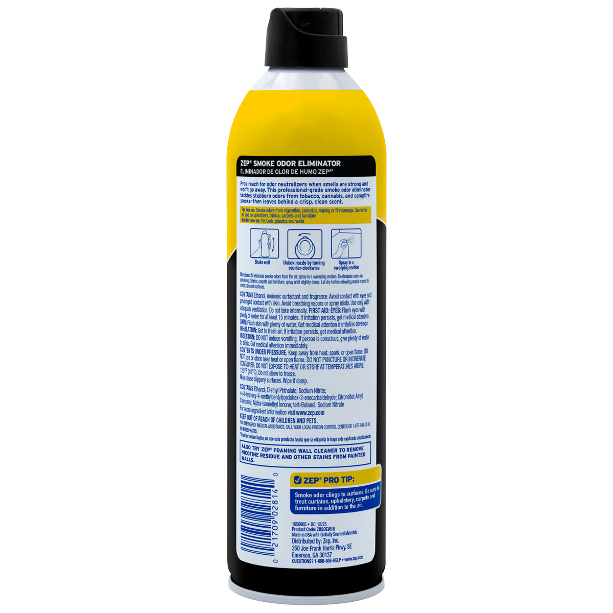 Zep Smoke Odor Eliminator - 16 oz