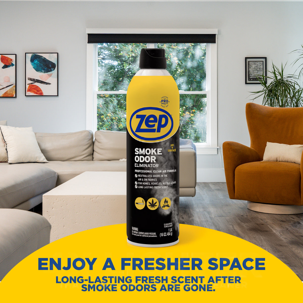 Zep Smoke Odor Eliminator - 16 oz