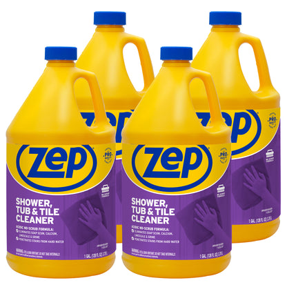 Zep Shower, Tub & Tile Cleaner – Eliminates Hard Water Stains – 1 Gallon