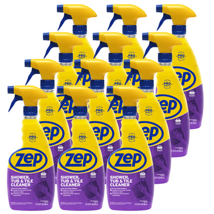 Zep Shower, Tub & Tile Cleaner – Eliminates Hard Water Stains – 32 oz