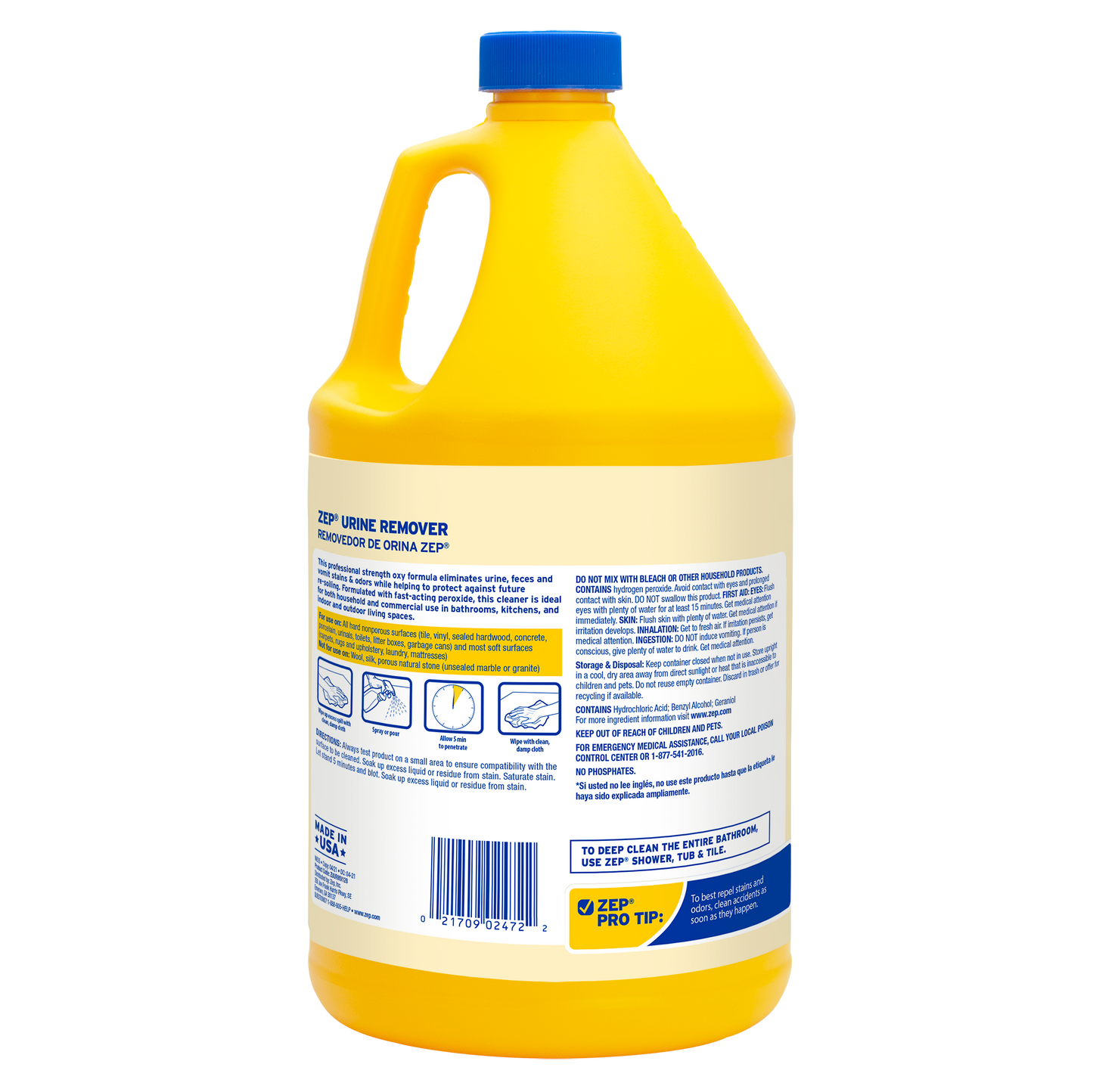 Urine Remover- Eliminates Urine Odors and Stains- 1 Gallon