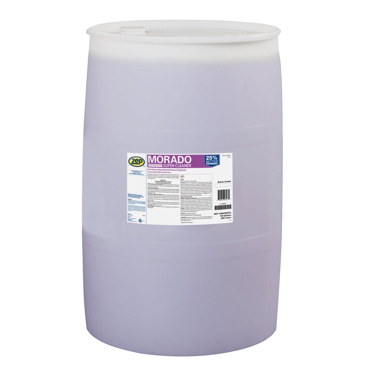 Morado Extra Heavy-Duty Industrial Concentrated Cleaner & Degreaser - 55 Gallon Drum