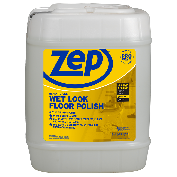 Ready To Use Wet-Look Floor Polish - 5 Gallon
